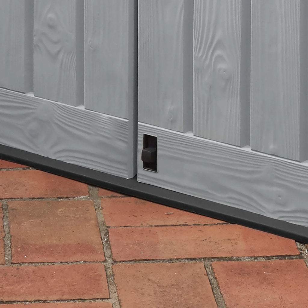 1200L Outdoor Garden Storage Box, Polypropylene Storage Unit, Grey